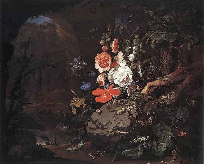 Abraham Mignon The Nature as a Symbol of Vanitas Sweden oil painting art